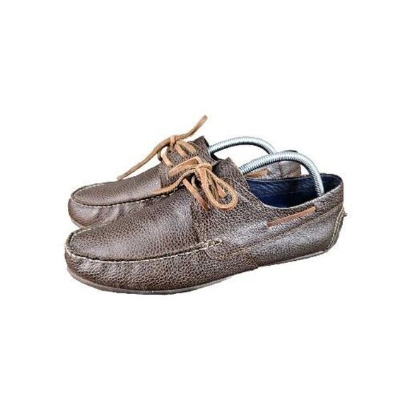 Arturo Calle Brown Leather‎ Loafers Men's Shoe US Size 8.5 EUR41 - Picture 1 of 12